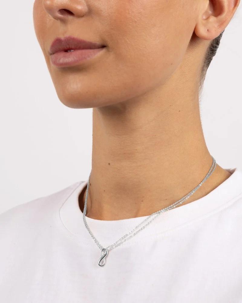 Everly double pendant neck 40-45 plain s