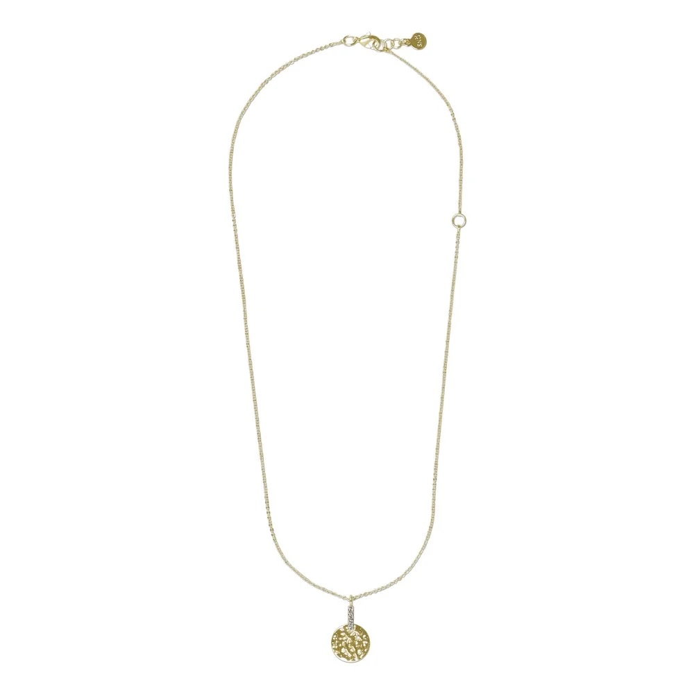 Union casey hammered pendant neck 40-45 g/clear