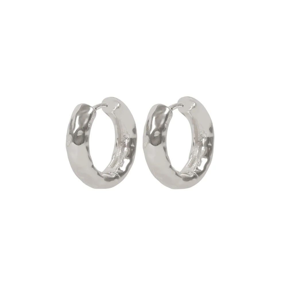 Union chunky hammered ear 15mm plain s