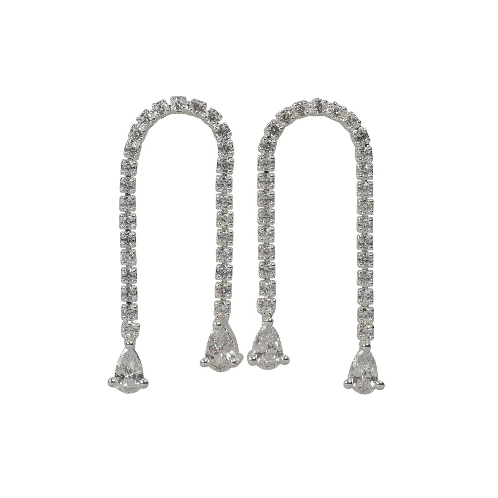 Trinity double drop ear s/clear