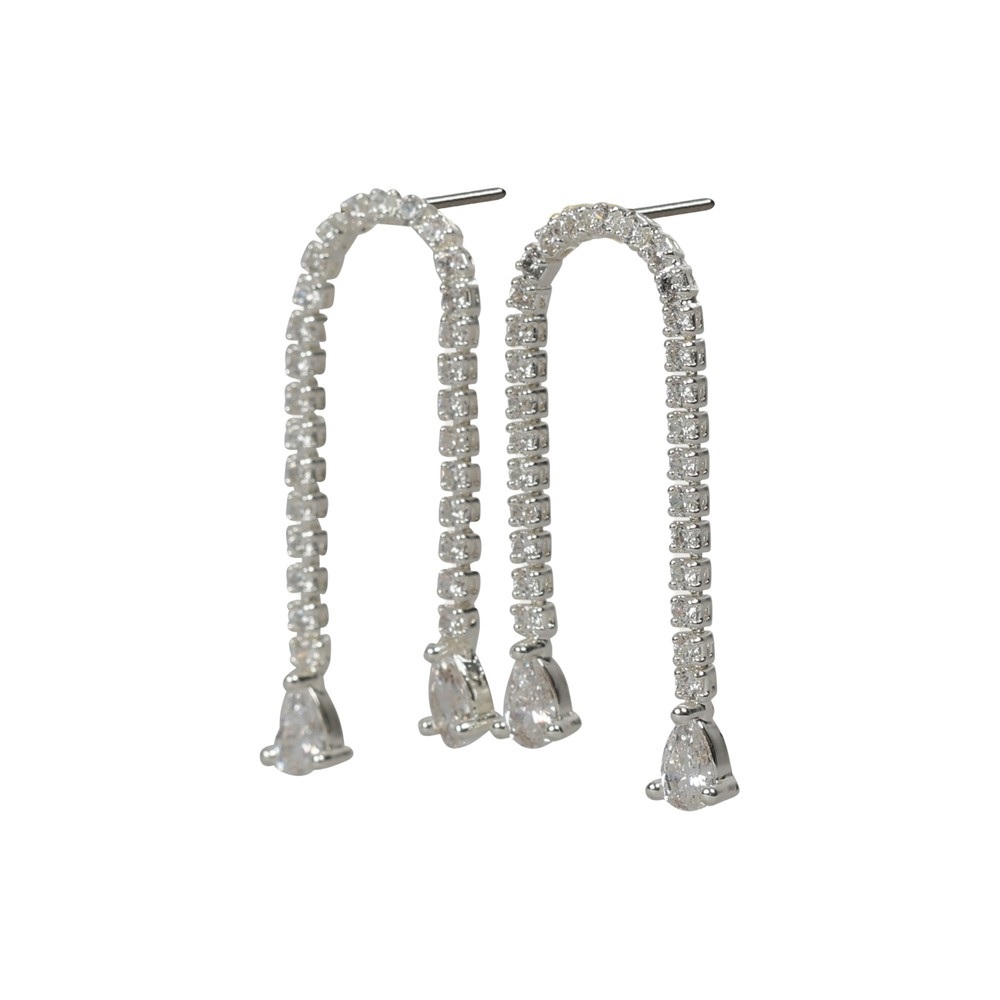 Trinity double drop ear s/clear