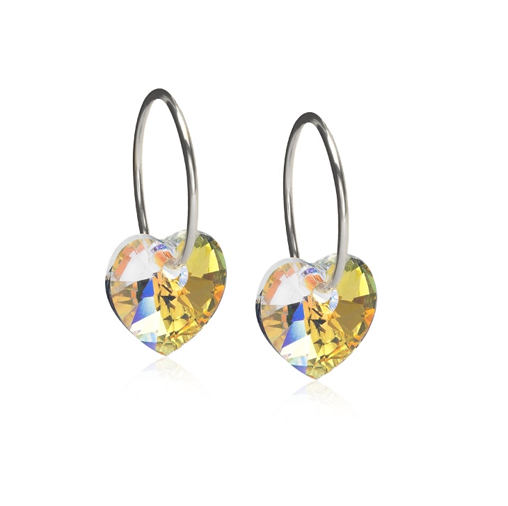 NT heart 10mm rainbow