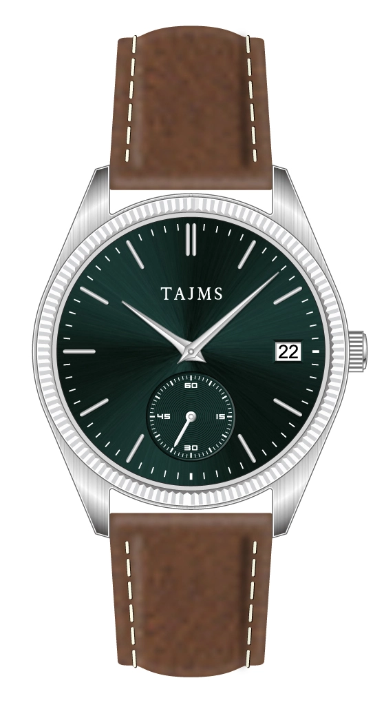 TAJMS Analogt ur safirglas 10atm