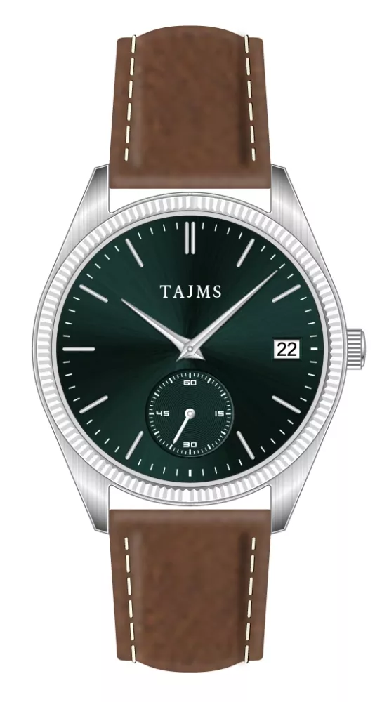 TAJMS Analogt ur safirglas 10atm