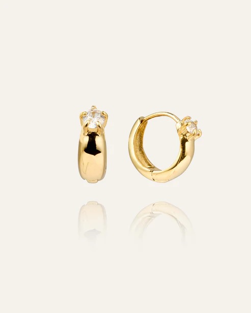 SOLEIL gold hoops