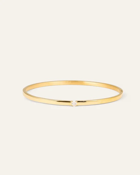 NISRINE gold bangle -small