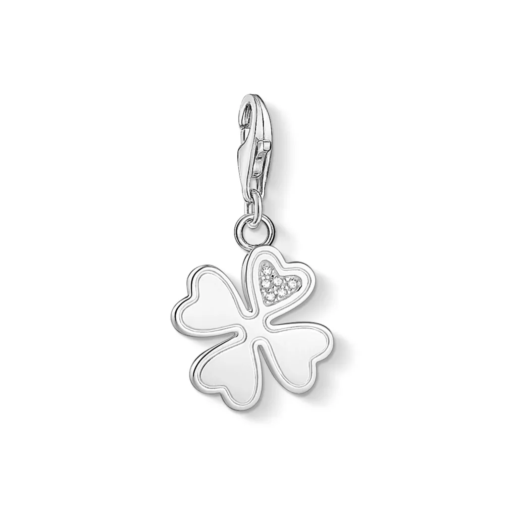 Charm pendant clover leaf