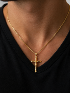 Hänge Krucifix 18k guld 29,2X17,5mm
