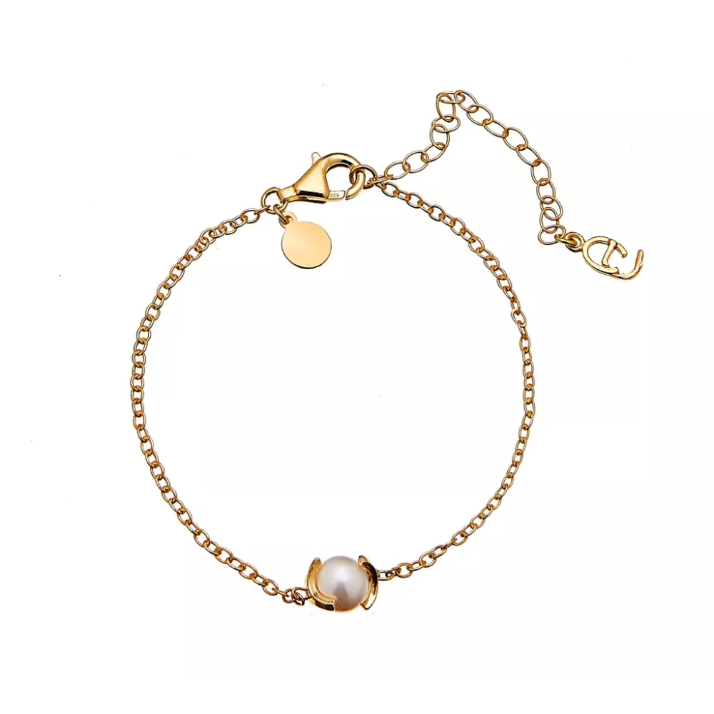 Pearl chain brace Gold