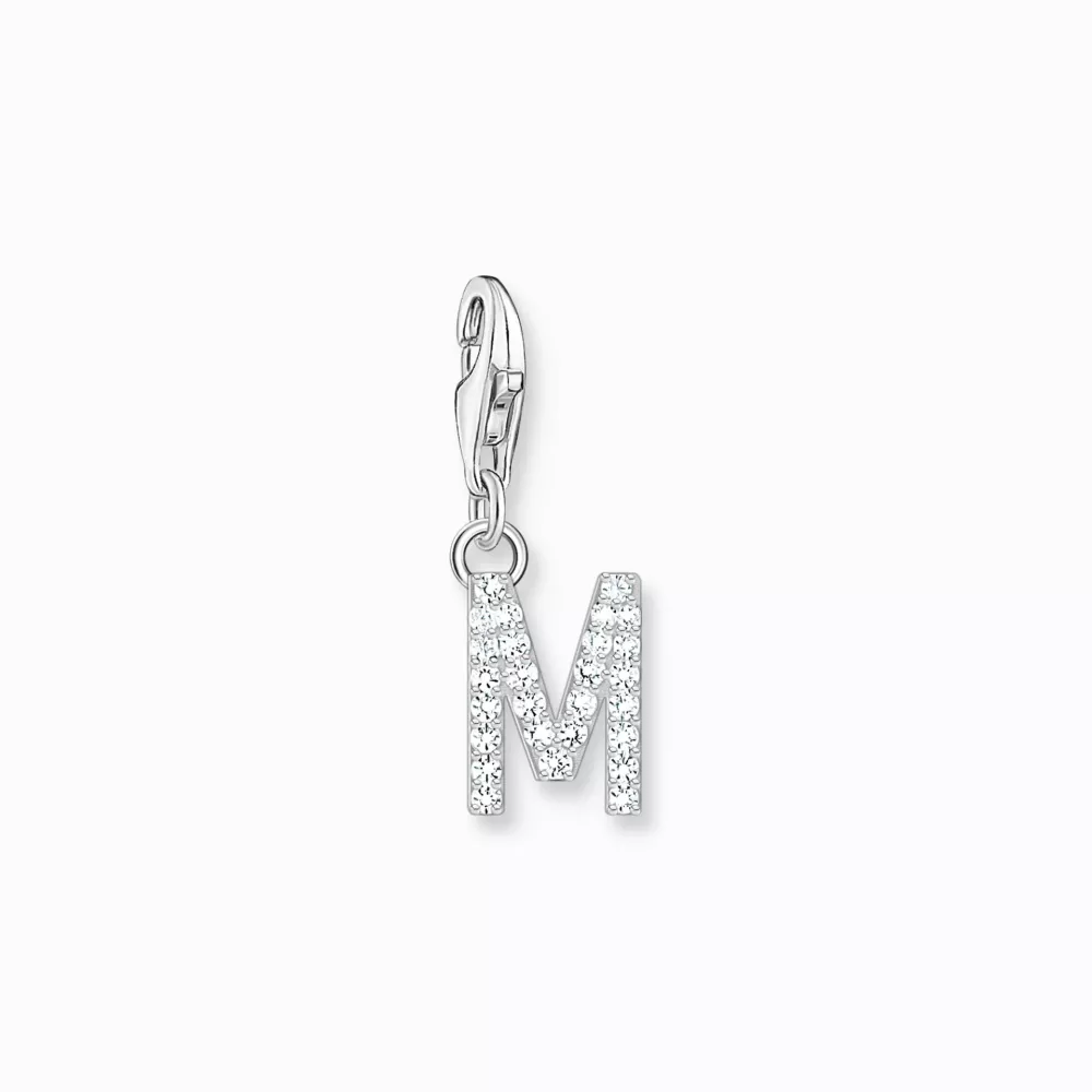 Thomas Sabo charm bokstav med stenar M