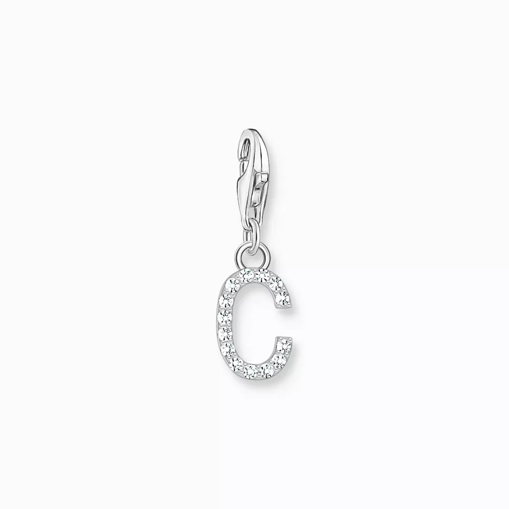 Thomas Sabo charm bokstav med stenar C