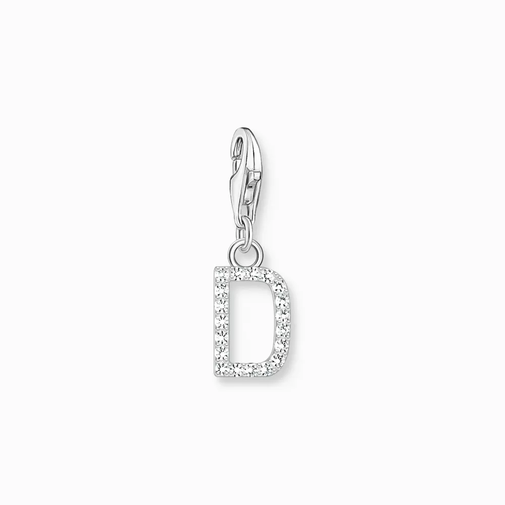 Thomas Sabo charm bokstav med stenar D