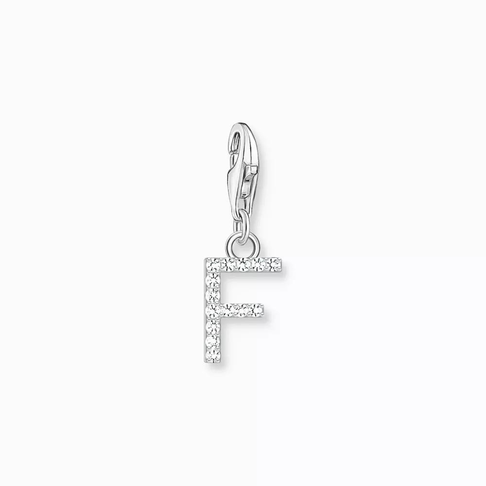 Thomas Sabo charm bokstav med stenar F