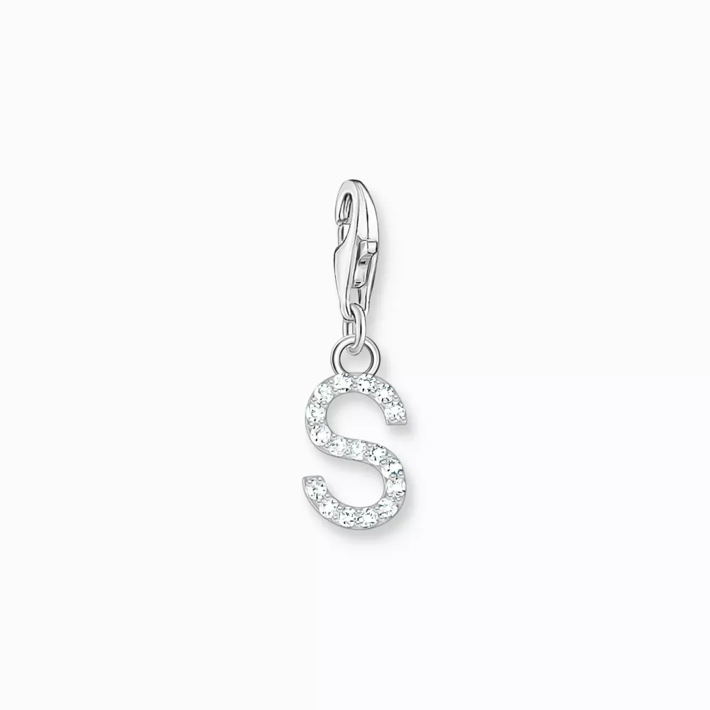 Thomas Sabo charm bokstav med stenar S