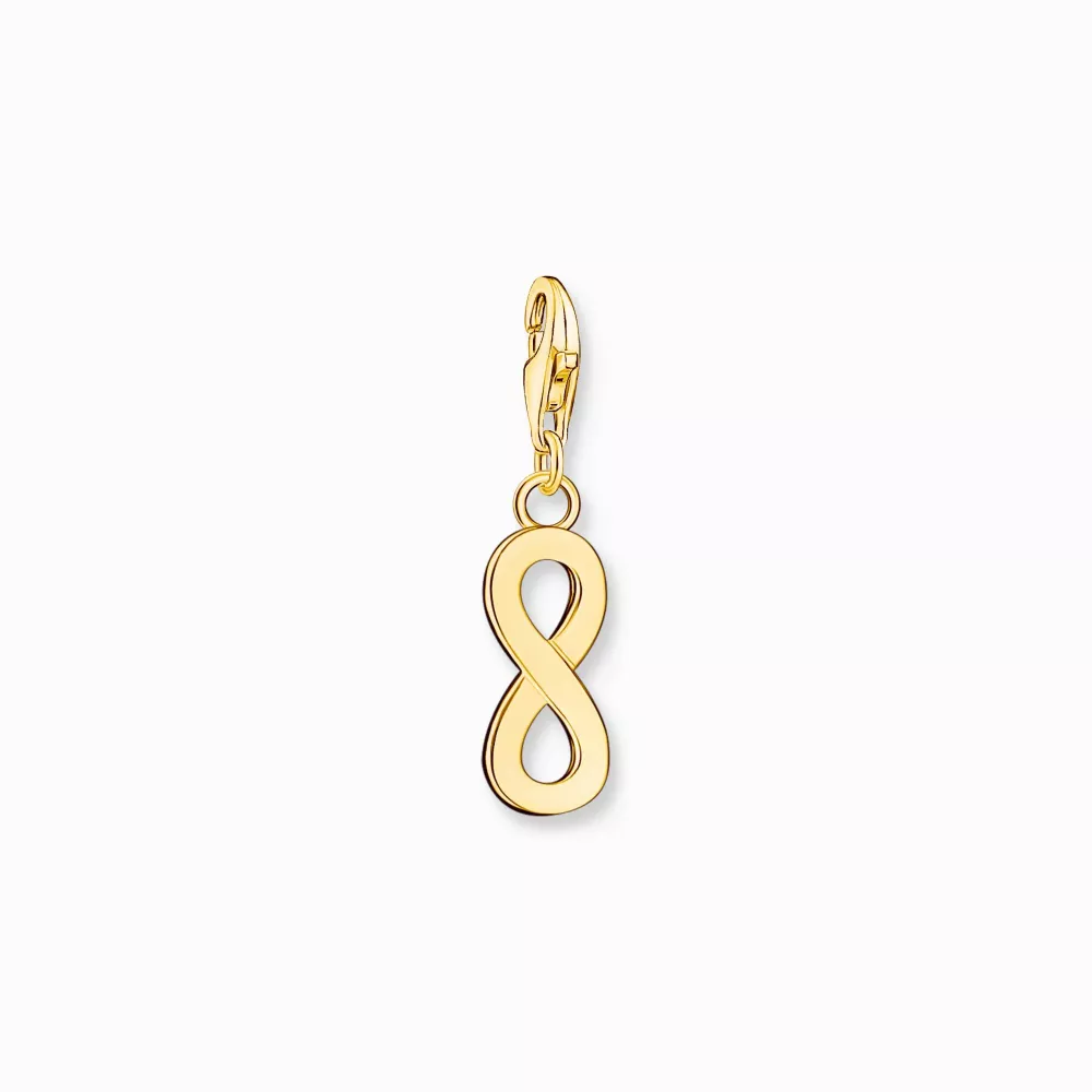 Thomas Sabo guldpläterad charm evighetstecken