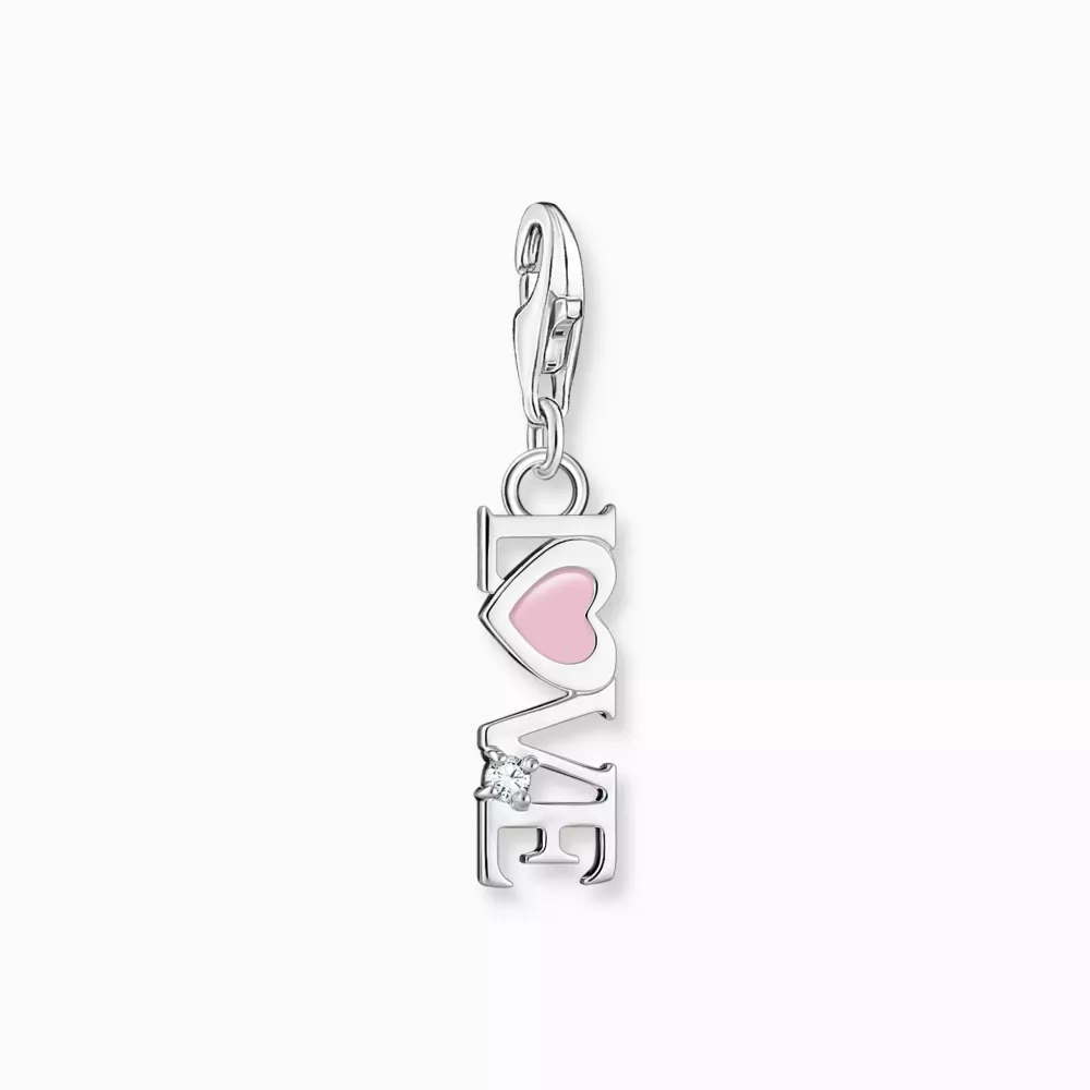 Thomas Sabo charm love rosa hjärta, cz