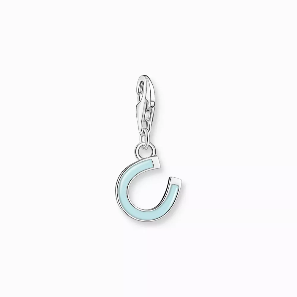 Thomas Sabo charm blå hästsko