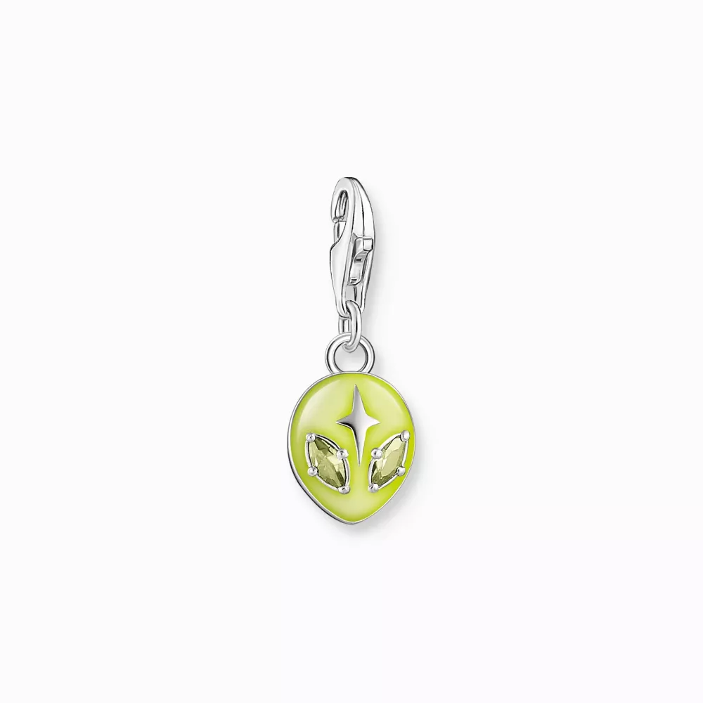 Thomas Sabo charm alien gul/grön