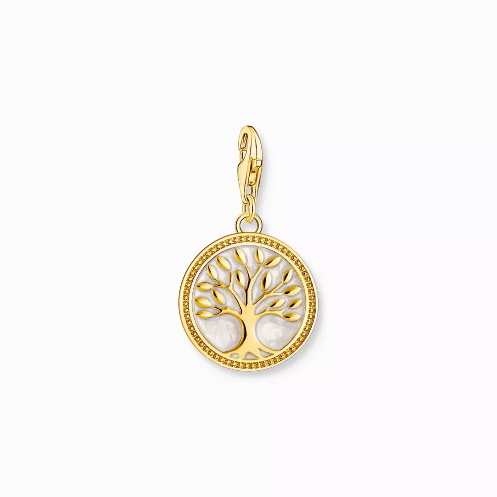 Thomas Sabo guldpläterad charm livets träd