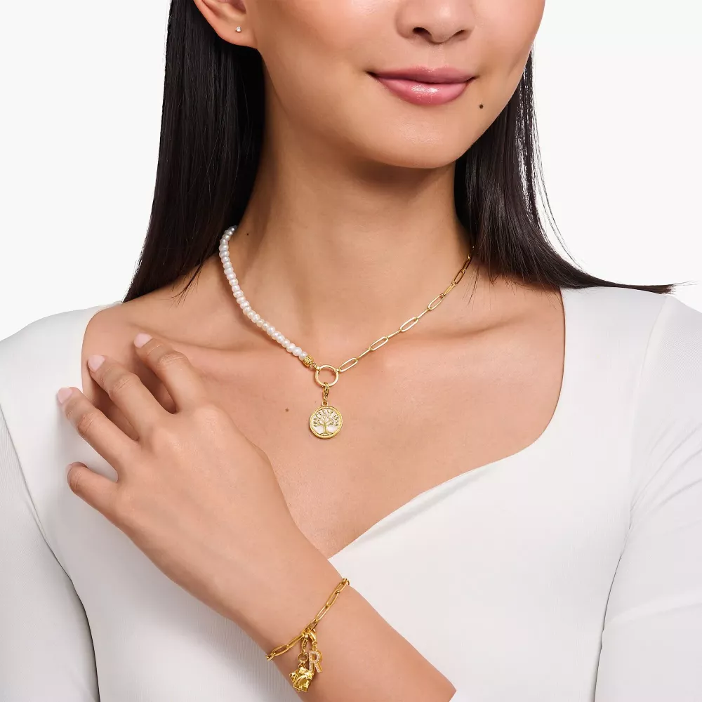 Thomas Sabo guldpläterad charm livets träd