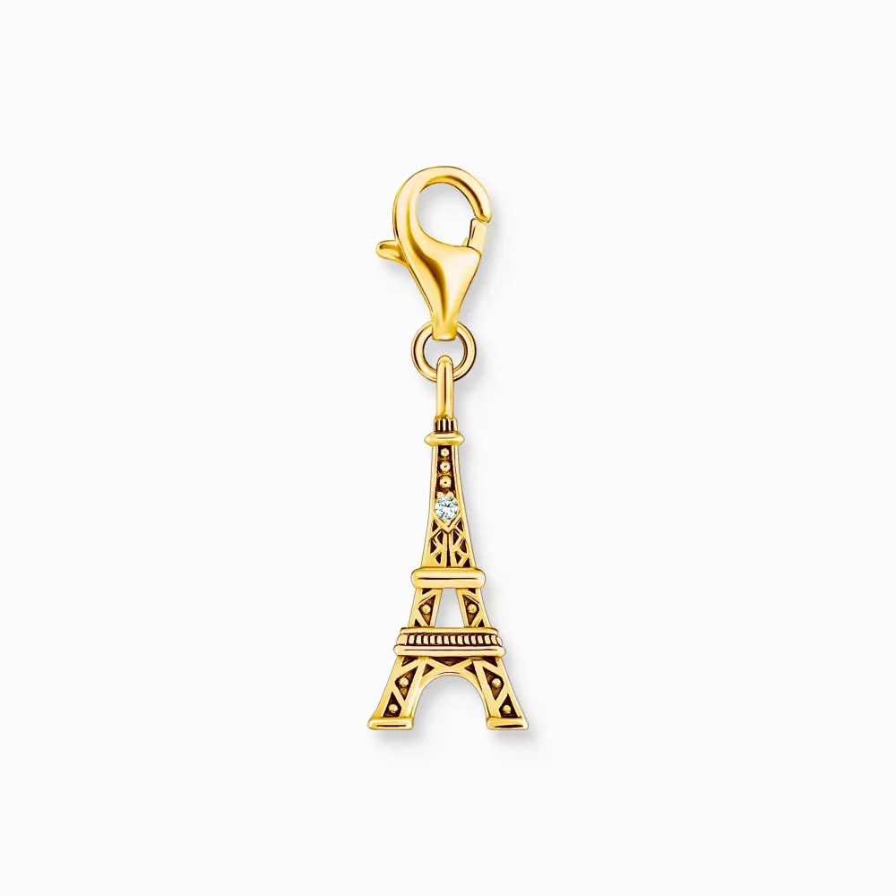 Thomas Sabo guldpläterad charm eiffel tower