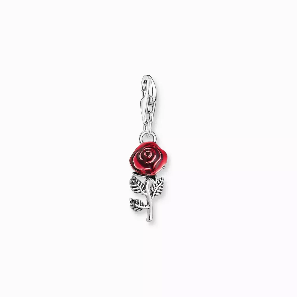 Thomas Sabo charm red rose
