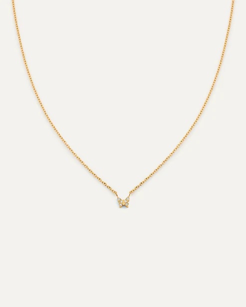 BUTTERFLY gold necklace
