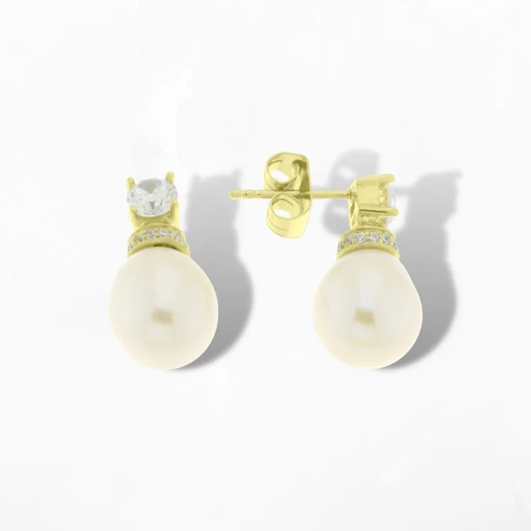 Scoop örhänge sötvattenpärla