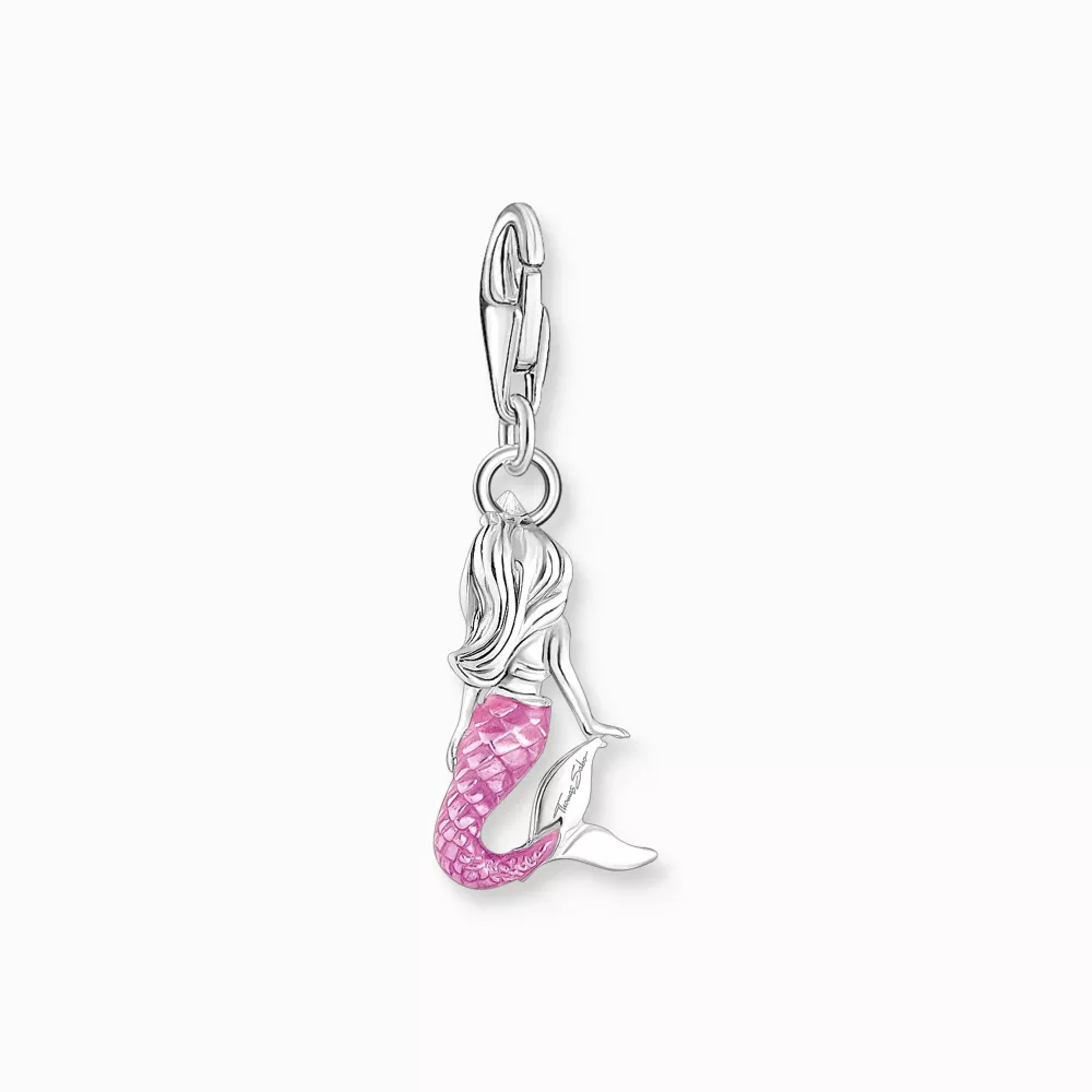 Thomas Sabo charm pink mermaid