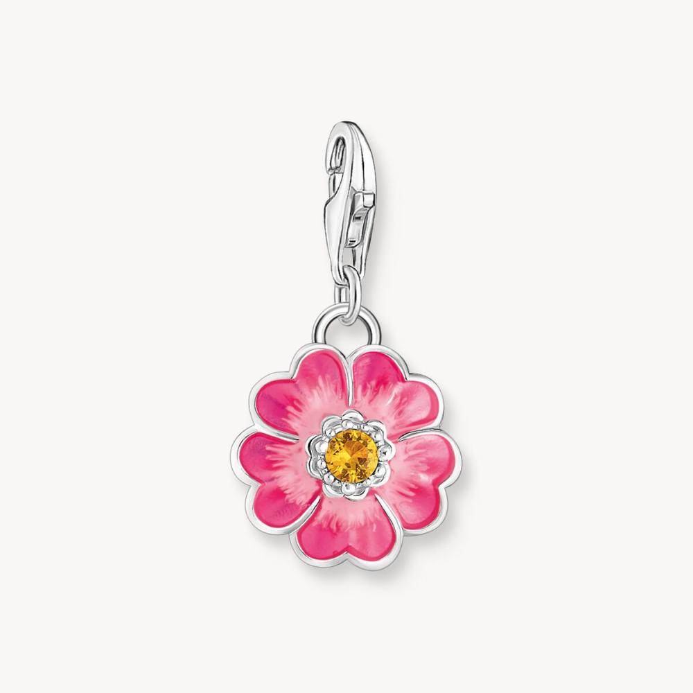 Charm rosa blomma