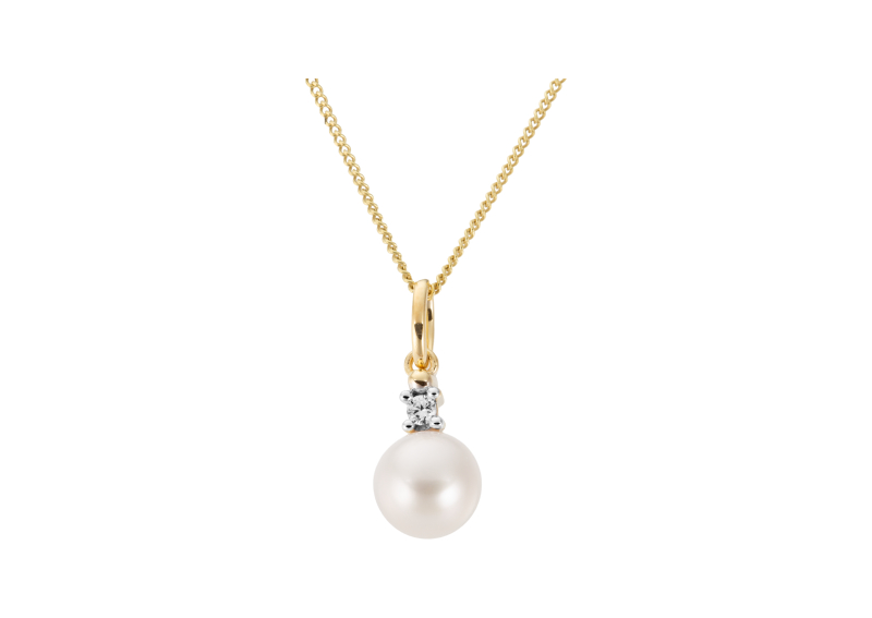 Hänge 18k guld 0,03ct