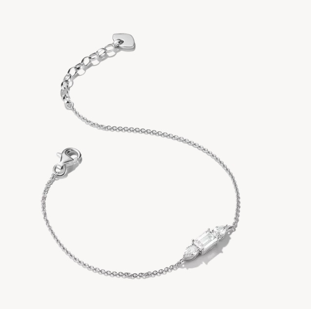 ARMBAND ZIRKONIA BOLD ELEGANCE SILVER