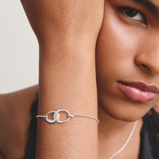 ARMBAND TOGETHER MED VIT ZIRKONIA