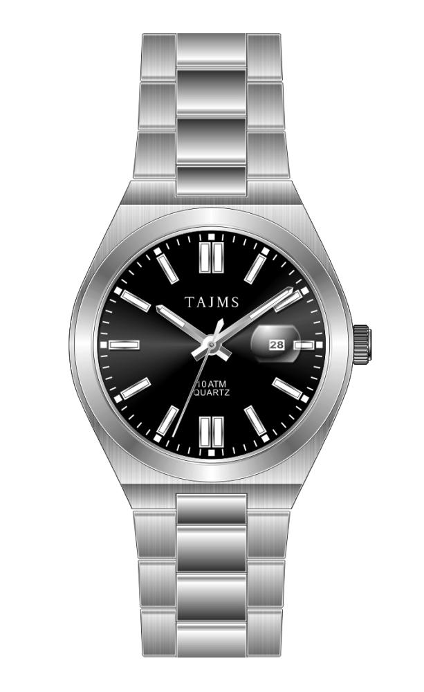 TAJMS analogt ur helstål 10atm