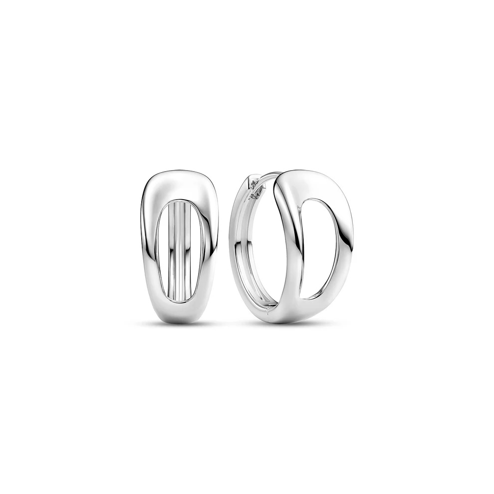 Borsa creolo piccolo pianura earrings