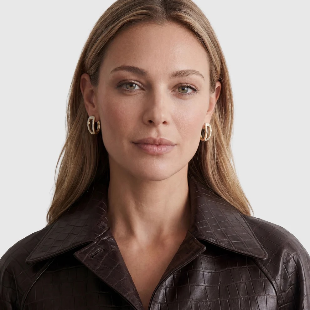 Borsa creolo medio earrings