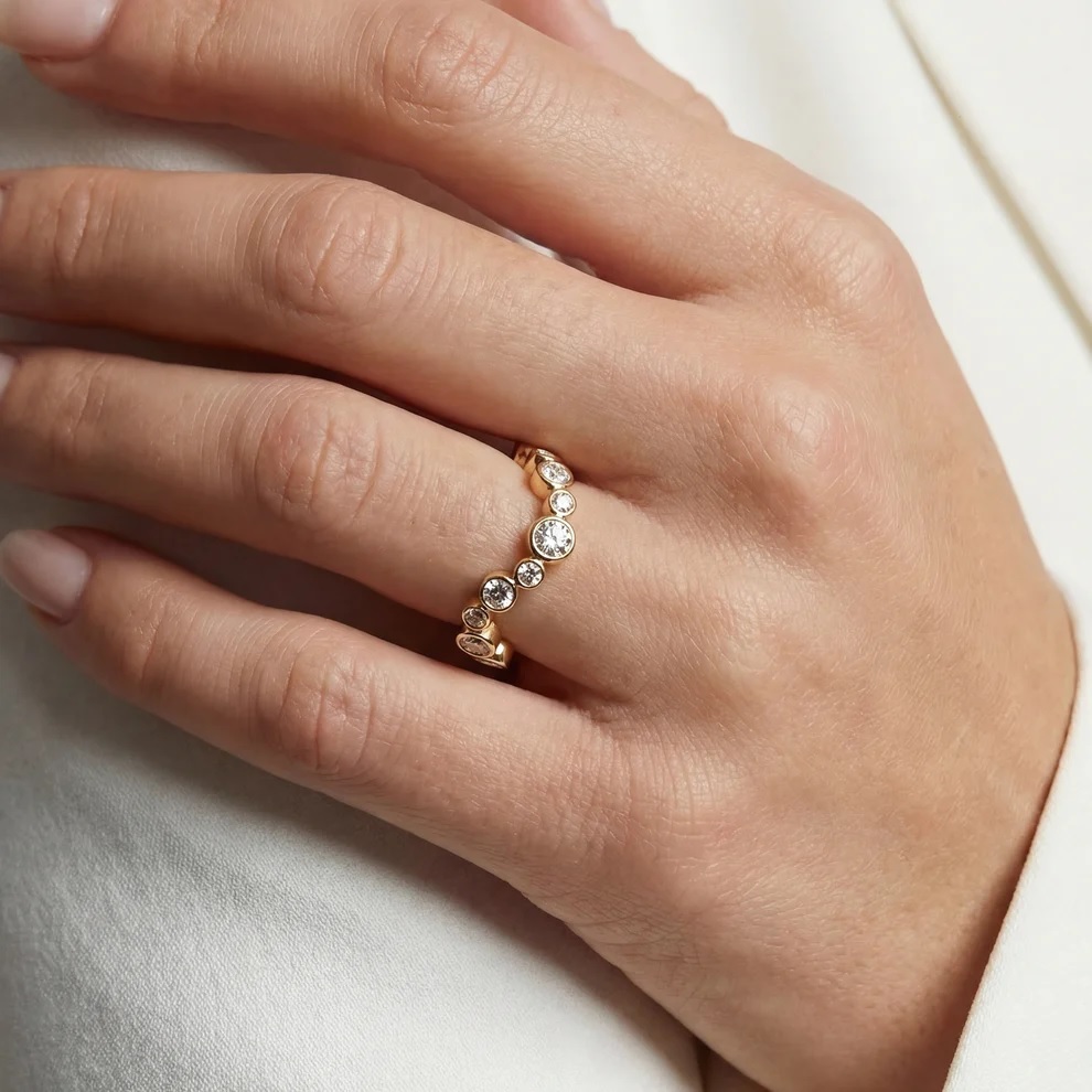 SARDINIEN wave ring #54