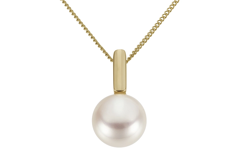 Hänge 18k guld med Pärla