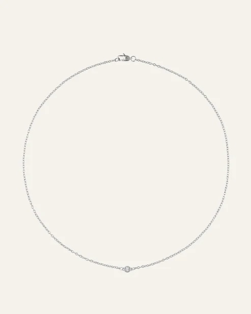 THIN SPARKLE steel necklace