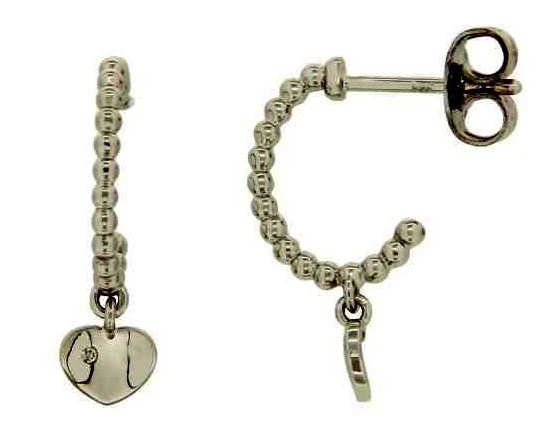 Örhänge 18K 0,008ct w/p