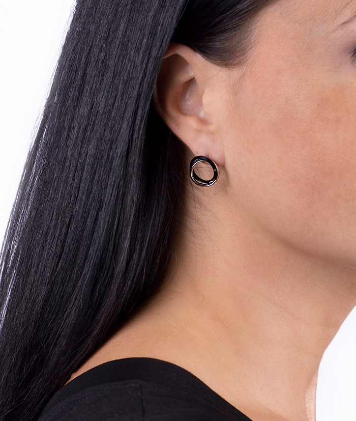 Caroline Earrings Black