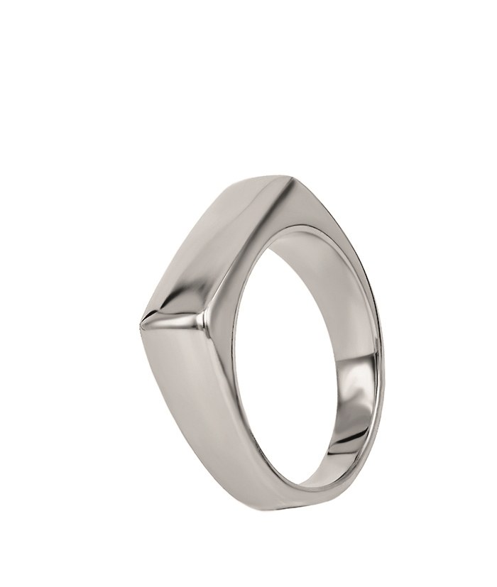NOUR Ring Steel strl M
