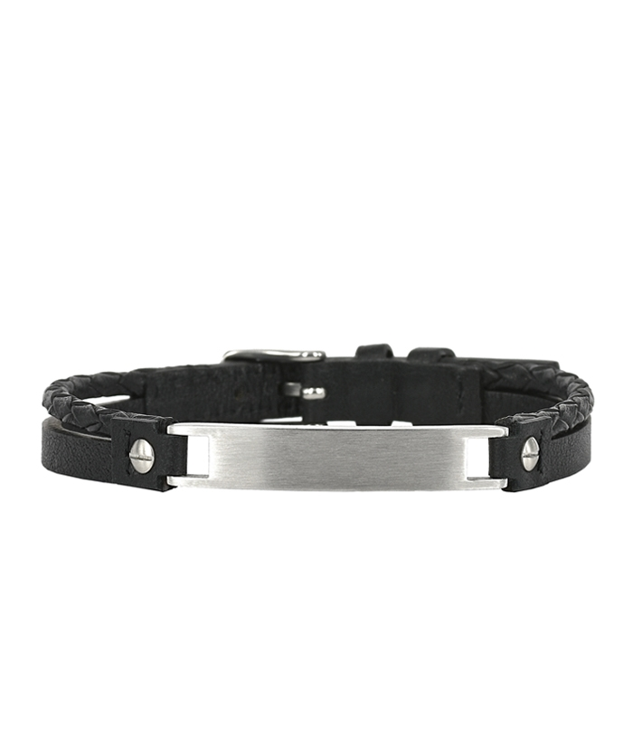 PONTUS Bracelet Black/Steel