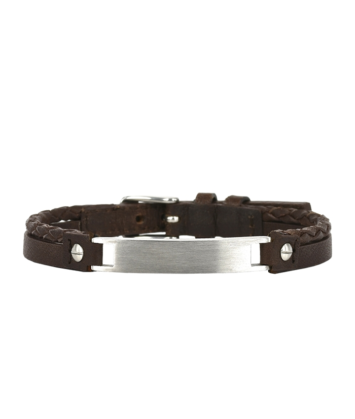 PONTUS Bracelet Brown/Steel