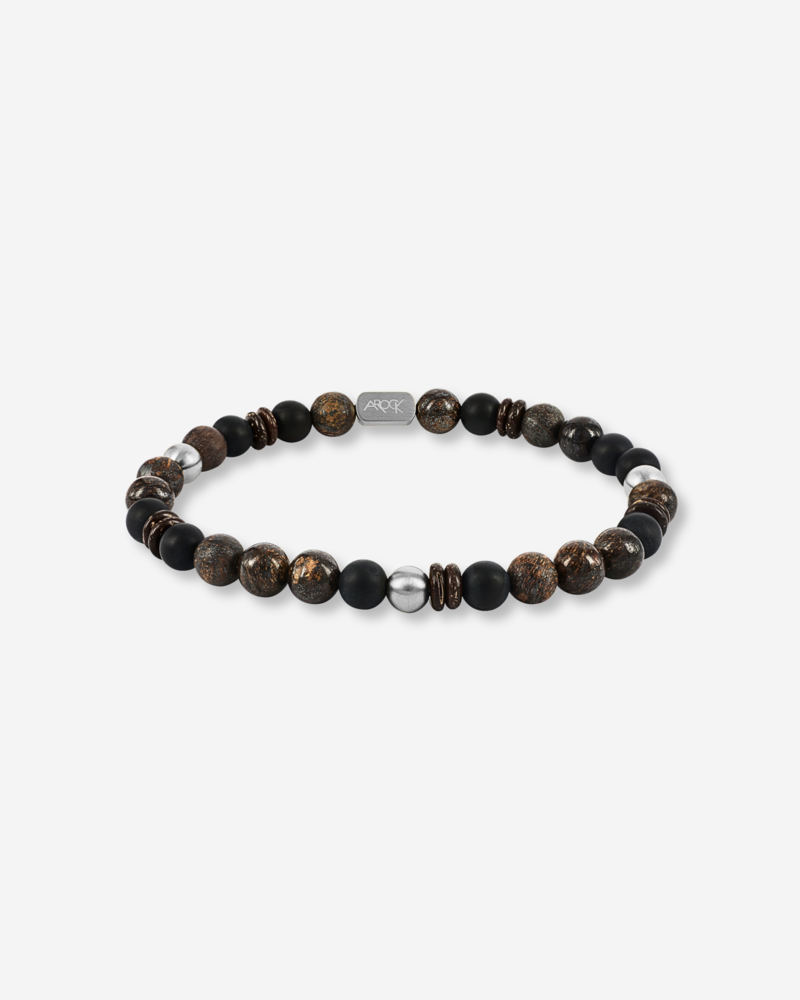 EDDIE Bracelet brown/black/steel