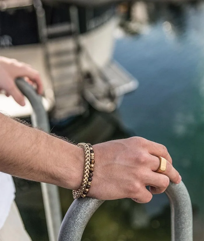 EDDIE Bracelet Brown/Gold