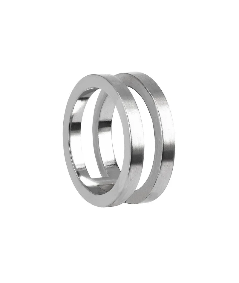 BENJAMIN Ring Steel Strl S