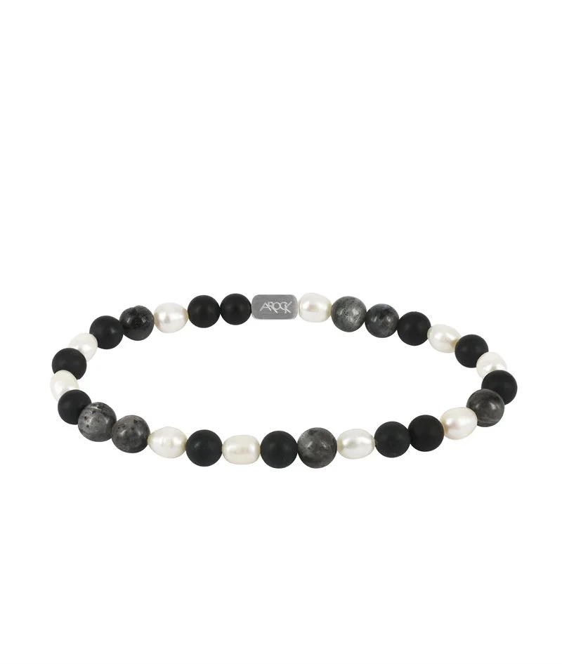 MATEO Bracelet Black/Pearl
