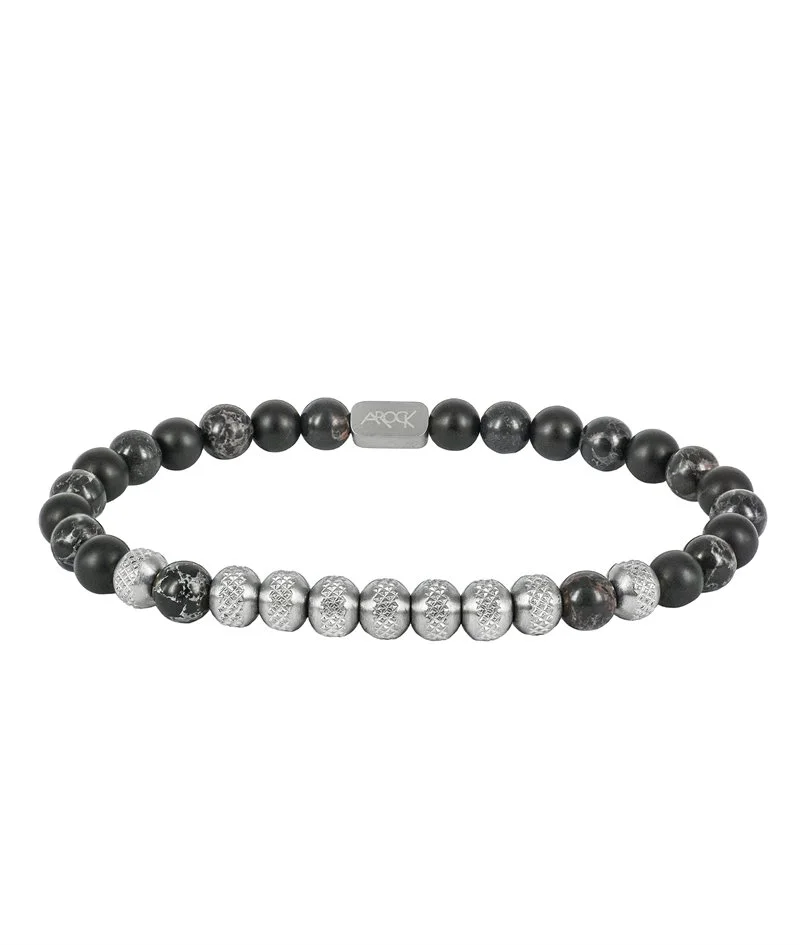 PHOENIX Bracelet black/steel