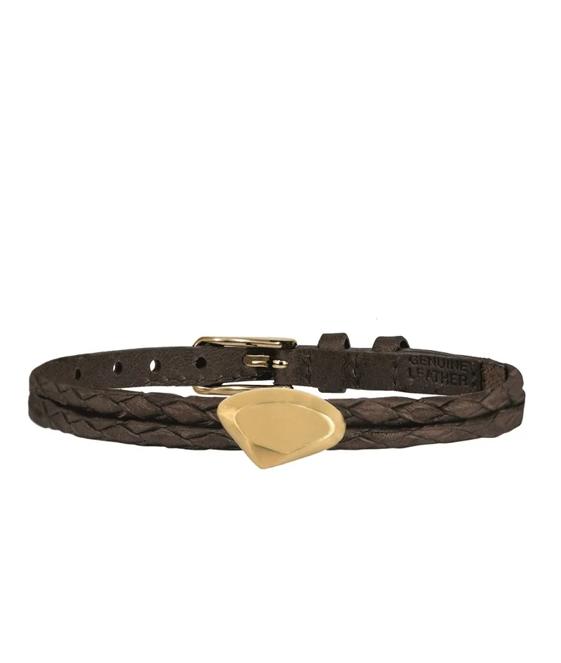 BROOKLYN bracelet brown/gold